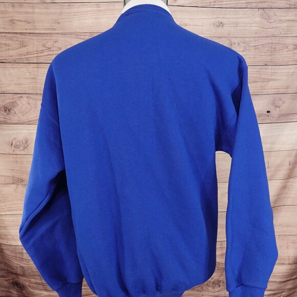 VINTAGE ST LOUIS RAMS SUPER BOWL XXXIV 34 2000 EMBROIDERED SWEATSHIRT SZ L PUMA - Picture 5 of 7